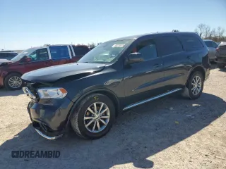 2016 Dodge Durango SXT with VIN 1C4RDHAG2GC315168, listed as a Copart auction lot 48016615 with 101,259 mi miles and Salvage Title. Bid and sale history available at DreamBid. Image 1.