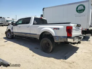 2021 Ford Super Duty F-450 DRW XL with VIN 1FT8W4DTXMED30296, listed as a Copart auction lot 58483974 with 25,593 mi miles and Salvage Title. Bid and sale history available at carsss.com. Image 3.