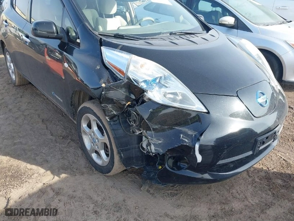 2012 Nissan LEAF SL with VIN JN1AZ0CP6CT023050, listed as a IAAI auction lot 41652812 with 55,011 mi miles. Bid and sale history available at carsss.com. Image 6.