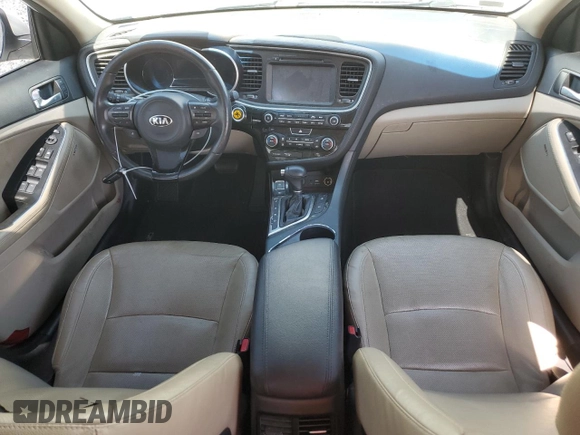 2015 Kia Optima EX with VIN KNAGN4AD7F5091558, listed as a Copart auction lot 62286205 with Not provided miles and Clean title. Bid and sale history available at DreamBid. Image 8.