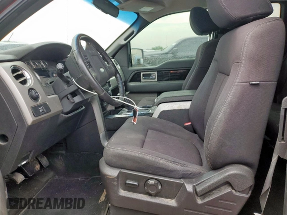2010 Ford F-150 XL with VIN 1FTFX1CV9AKB84802, listed as a Copart auction lot 56970445 with 220,404 mi miles and Salvage title. Bid and sale history available at DreamBid. Image 7.