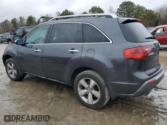 2013 Acura MDX Tech Pkg with VIN 2HNYD2H3XDH518159, listed as a Copart auction lot 44857925 with 281,238 mi miles and Clean Title. Bid and sale history available at carsss.com. Image 2.