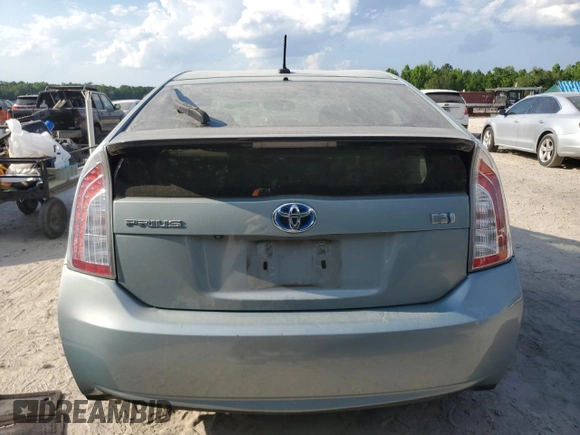 2014 Toyota Prius Four with VIN JTDKN3DU8E1747291, listed as a Copart auction lot 52253555 with 114,059 mi miles and Salvage Title. Bid and sale history available at DreamBid. Image 6.