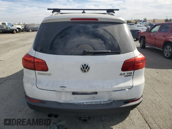 2012 Volkswagen Tiguan S with VIN WVGBV7AX3CW575463, listed as a Copart auction lot 77889064 with 168,520 mi miles and Salvage Title. Bid and sale history available at DreamBid. Image 6.