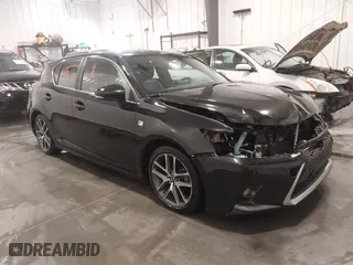 2015 Lexus CT 200h Hybrid with VIN JTHKD5BH3F2226672, listed as a IAAI auction lot 41615836 with 85,232 mi miles. Bid and sale history available at carsss.com. Image 1.