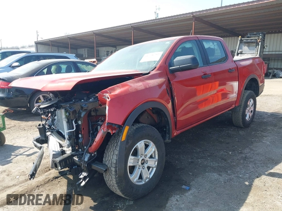 2024 Ford Ranger XL with VIN 1FTER4BHXRLE28255, listed as a IAAI auction lot 41728792 with 10,000 mi miles. Bid and sale history available at carsss.com. Image 16.