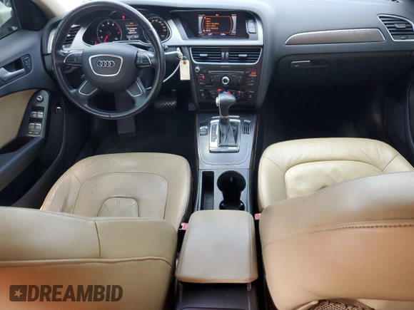 2013 Audi A4 Premium with VIN WAUAFAFL3DN025331, listed as a Copart auction lot 55122445 with 114,147 mi miles and Salvage title. Bid and sale history available at DreamBid. Image 8.