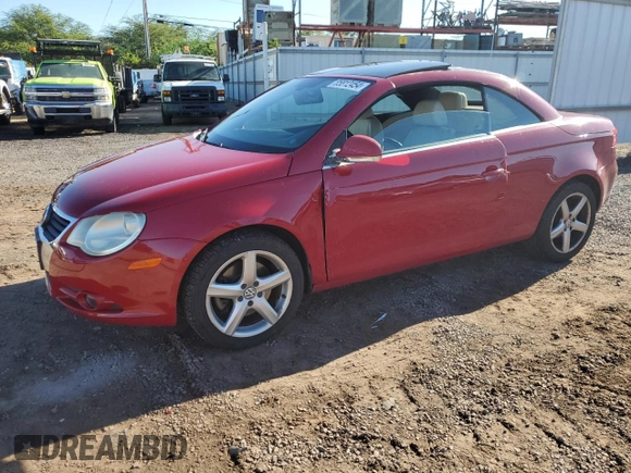2007 Volkswagen Eos 2.0T with VIN WVWDA71F07V019803, listed as a Copart auction lot 85812454 with 88,150 mi miles and Salvage Title. Bid and sale history available at DreamBid. Image 1.