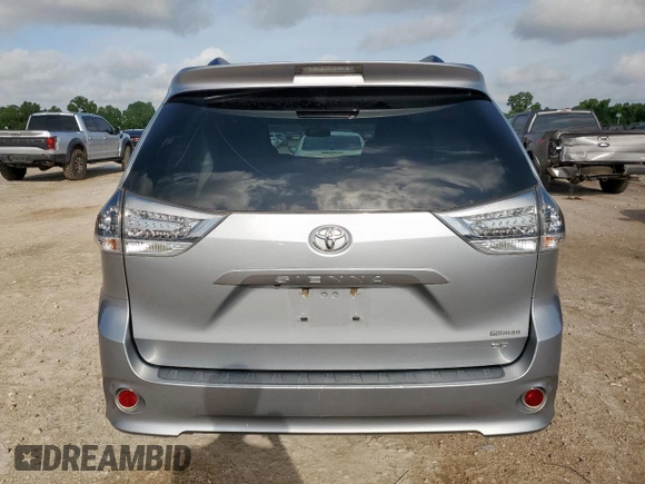 2015 Toyota Sienna SE with VIN 5TDXK3DC0FS636468, listed as a Copart auction lot 60164835 with 146,390 mi miles and Salvage title. Bid and sale history available at DreamBid. Image 6.