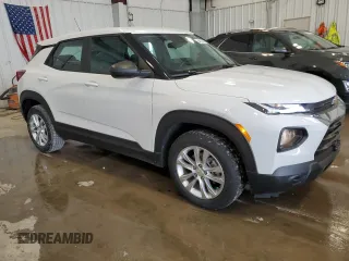 2021 Chevrolet TrailBlazer LS with VIN KL79MMS25MB154275, listed as a Copart auction lot 54921474 with 21,767 mi miles and Salvage Title. Bid and sale history available at DreamBid. Image 4.