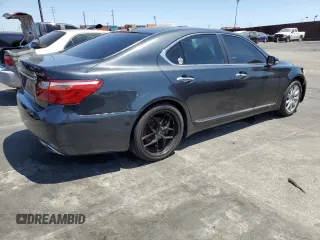 2010 Lexus LS 460 with VIN JTHBL5EF2A5092421, listed as a Copart auction lot 66756174 with 214,879 mi miles and Salvage title. Bid and sale history available at DreamBid. Image 3.