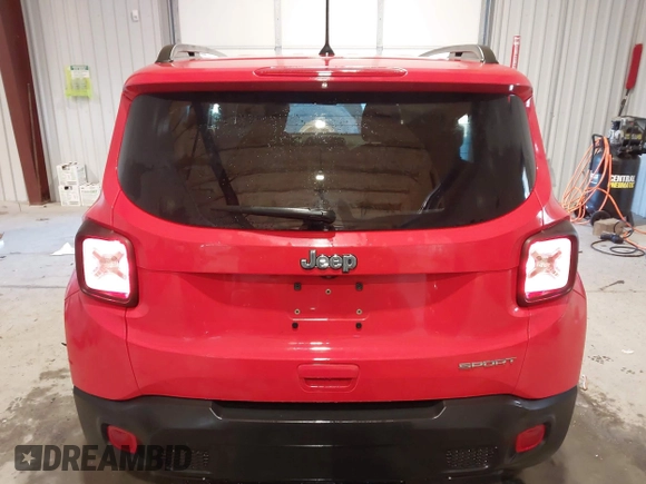2019 Jeep Renegade Sport with VIN ZACNJAABXKPK24931, listed as a IAAI auction lot 40999733 with 36,117 mi miles and . Bid and sale history available at DreamBid. Image 16.