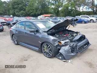 2020 Subaru WRX STI Limited with VIN JF1VA2Y66L9801920, listed as a IAAI auction lot 40388271 with 70,857 mi miles. Bid and sale history available at carsss.com. Image 1.