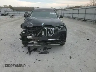 2022 BMW X7 xDrive40i with VIN 5UXCW2C06N9L50284, listed as a Copart auction lot 46737505 with 0 mi miles and Salvage Title. Bid and sale history available at carsss.com. Image 12.