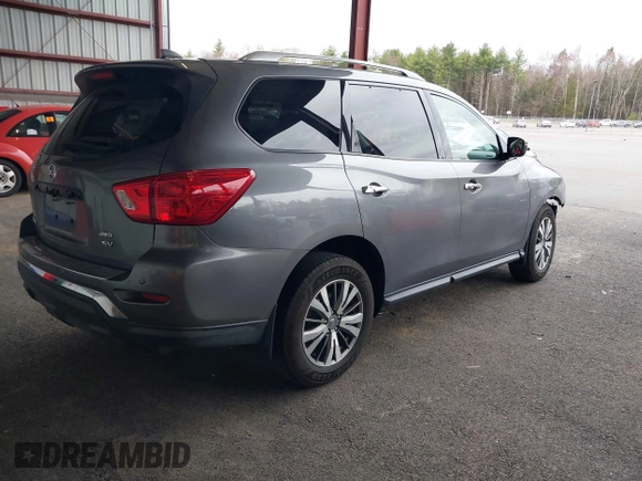 2020 Nissan Pathfinder SV with VIN 5N1DR2BM1LC589304, listed as a IAAI auction lot 42063818 with 96,135 mi miles. Bid and sale history available at carsss.com. Image 4.