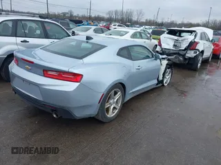 2017 Chevrolet Camaro 1LT with VIN 1G1FB1RS8H0155074, listed as a IAAI auction lot 41977532 with 104,210 mi miles. Bid and sale history available at carsss.com. Image 4.