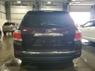 2013 Toyota Highlander Limited with VIN 5TDDK3EH5DS227165, listed as a Copart auction lot 61362485 with 94,258 mi miles and Salvage title. Bid and sale history available at DreamBid. Image 6.