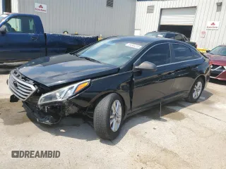 2016 Hyundai Sonata SE with VIN 5NPE24AF9GH306962, listed as a Copart auction lot 54345215 with 105,936 mi miles and Salvage Title. Bid and sale history available at DreamBid. Image 1.