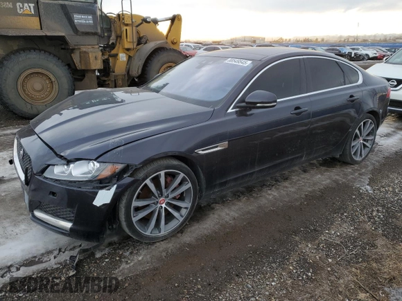 2017 Jaguar XF 35t Prestige with VIN SAJBK4BV0HCY46742, listed as a Copart auction lot 88549545 with 88,643 mi miles and Salvage Title. Bid and sale history available at carsss.com. Image 1.