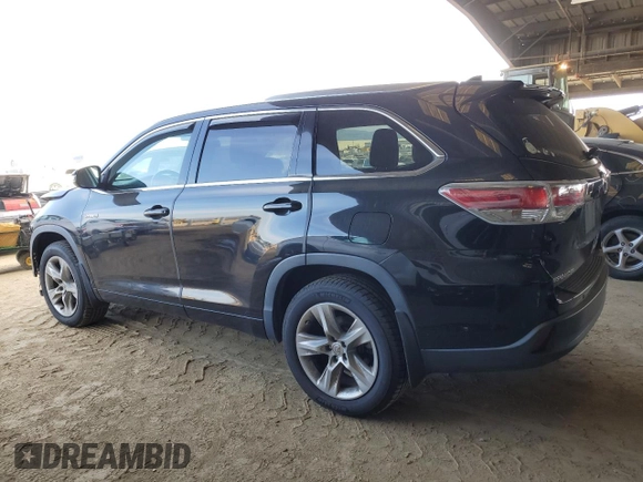 2015 Toyota Highlander Hybrid Limited with VIN 5TDDCRFH1FS008155, listed as a Copart auction lot 41795365 with 103,908 mi miles and Salvage Title. Bid and sale history available at carsss.com. Image 2.