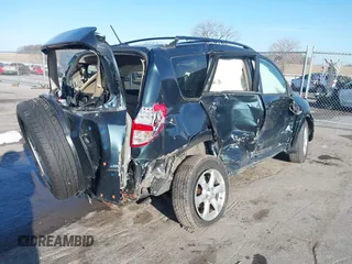 2010 Toyota RAV4 Ltd with VIN JTMDF4DV1A5030948, listed as a IAAI auction lot 41773340 with 165,859 mi miles. Bid and sale history available at carsss.com. Image 4.