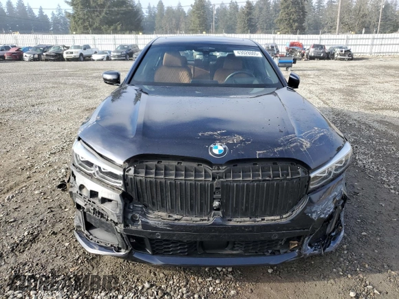2022 BMW 7 Series 750i xDrive with VIN WBA7U2C07NCH32786, listed as a Copart auction lot 43028005 with 41,686 mi miles and Salvage title. Bid and sale history available at DreamBid. Image 5.