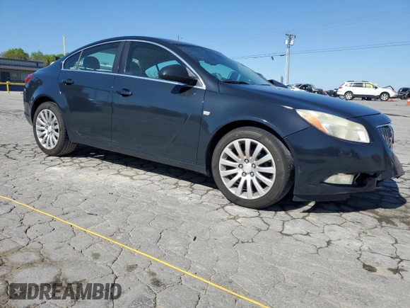 2011 Buick Regal CXL RL4 with VIN W04GS5EC7B1013411, listed as a Copart auction lot 52740735 with 223,154 mi miles and Salvage Title. Bid and sale history available at carsss.com. Image 4.