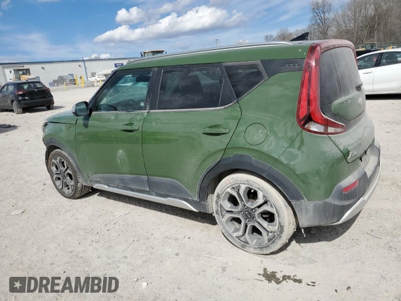 2020 Kia Soul X-Line with VIN KNDJ23AU4L7055922, listed as a Copart auction lot 46923835 with 107,382 mi miles and Salvage Title. Bid and sale history available at carsss.com. Image 2.