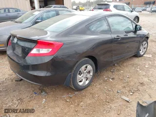 2013 Honda Civic Cpe LX with VIN 2HGFG3B54DH505462, listed as a IAAI auction lot 41519635 with 131,803 mi miles. Bid and sale history available at carsss.com. Image 4.