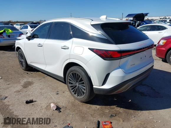 2024 Lexus RX 350 with VIN 2T2BAMBA5RC049230, listed as a IAAI auction lot 41759115 with 4,990 mi miles and . Bid and sale history available at DreamBid. Image 3.