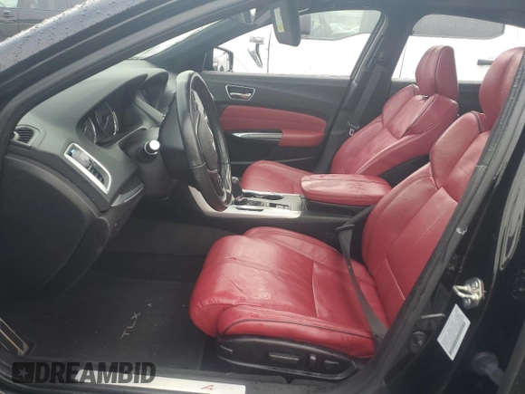2019 Acura TLX w/A-Spec Pkg with VIN 19UUB1F68KA004146, listed as a Copart auction lot 44219705 with 56,725 mi miles and Salvage Title. Bid and sale history available at carsss.com. Image 7.