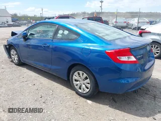 2012 Honda Civic Cpe LX with VIN 2HGFG3B53CH548740, listed as a IAAI auction lot 42039835 with 175,246 mi miles. Bid and sale history available at carsss.com. Image 3.