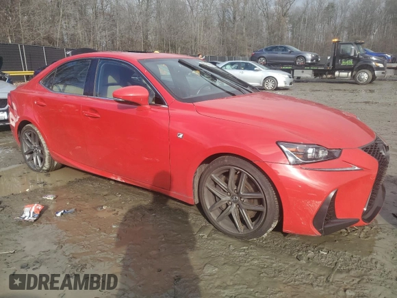 2017 Lexus IS 350 with VIN JTHCE1D28H5014273, listed as a Copart auction lot 85163664 with 46,567 mi miles and Salvage title. Bid and sale history available at DreamBid. Image 4.