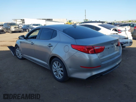 2015 Kia Optima LX with VIN 5XXGM4A78FG473769, listed as a IAAI auction lot 42008139 with 124,641 mi miles and . Bid and sale history available at DreamBid. Image 3.