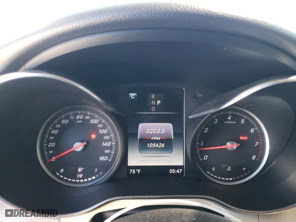 2019 Mercedes-Benz GLC with VIN WDC0G4JB6KV171323, listed as a Copart auction lot 49720335 with 105,426 mi miles and Non Repairable. Bid and sale history available at carsss.com. Image 9.