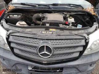 2017 Mercedes-Benz Sprinter Crew Van with VIN WD4FE8CD8HP574993, listed as a Copart auction lot 51812725 with 123,499 mi miles and Salvage Title. Bid and sale history available at carsss.com. Image 13.