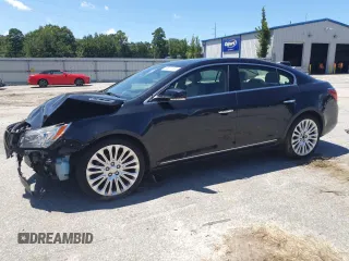 2015 Buick LaCrosse Premium II with VIN 1G4GF5G35FF224943, listed as a Copart auction lot 66377424 with 120,387 mi miles and Salvage Title. Bid and sale history available at DreamBid. Image 1.