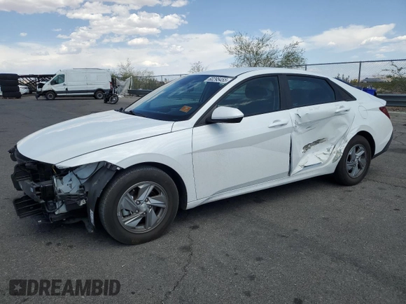 2024 Hyundai Elantra SE with VIN KMHLL4DG0RU640147, listed as a Copart auction lot 60295455 with 34,153 mi miles and Salvage title. Bid and sale history available at DreamBid. Image 1.
