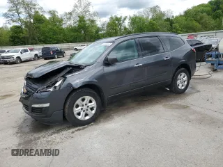 2014 Chevrolet Traverse LS z VIN 1GNKVFKD8EJ269403, wystawiony jako Copart lot #56546145 z przebiegiem 174 019 mil mil oraz Szkoda całkowita • Salvage title. Historia ofert i sprzedaży dostępna na DreamBid. Obrazek 1.