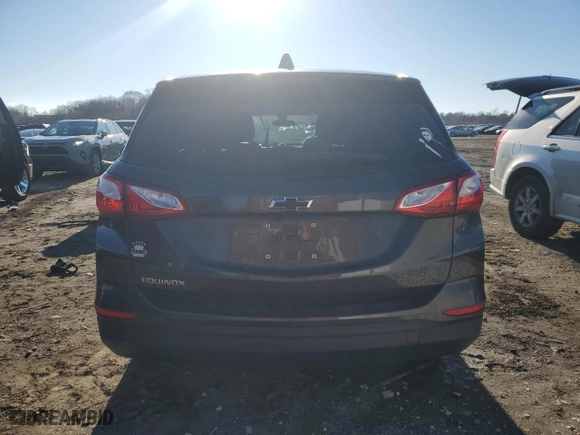 2020 Chevrolet Equinox LS with VIN 3GNAXHEV2LS548430, listed as a Copart auction lot 47304195 with 53,252 mi miles and Salvage Title. Bid and sale history available at carsss.com. Image 6.