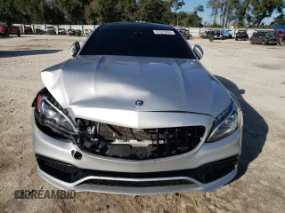 2017 Mercedes-Benz C 63 S AMG with VIN WDDWJ8HB4HF471689, listed as a Copart auction lot 87225834 with 77,678 mi miles and Salvage Title. Bid and sale history available at carsss.com. Image 5.