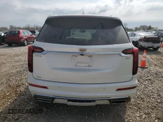 2022 Cadillac XT6 Premium Luxury with VIN 1GYKPDRS0NZ117512, listed as a Copart auction lot 53599905 with 47,066 mi miles and Salvage Title. Bid and sale history available at carsss.com. Image 6.
