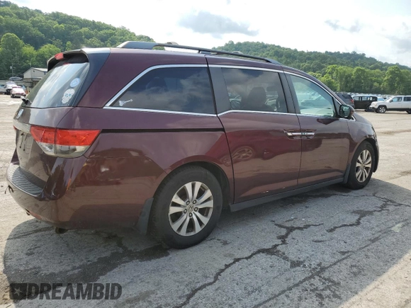 2015 Honda Odyssey EX-L z VIN 5FNRL5H60FB094220, wystawiony jako Copart lot #59840525 z przebiegiem 221 964 mil mil oraz Czysty tytuł • Clean title. Historia ofert i sprzedaży dostępna na DreamBid. Obrazek 3.