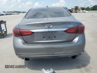 2019 Infiniti Q50 Luxe with VIN JN1EV7AP7KM516284, listed as a Copart auction lot 61647345 with 71,217 mi miles and Salvage title. Bid and sale history available at DreamBid. Image 6.