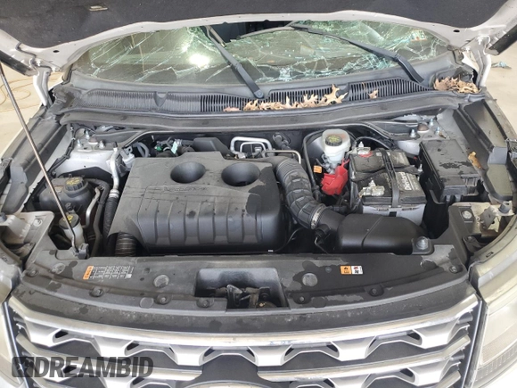 2017 Ford Explorer XLT with VIN 1FM5K8DHXHGC02258, listed as a Copart auction lot 55063895 with 111,488 mi miles and Salvage title. Bid and sale history available at DreamBid. Image 12.