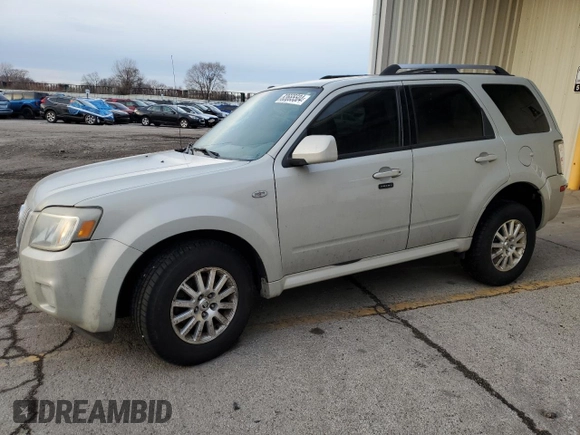 2009 Mercury Mariner Premier z VIN 4M2CU87739KJ21572, wystawiony jako Copart lot #83665504 z przebiegiem 181 858 mil mil oraz Szkoda całkowita • Salvage title. Historia ofert i sprzedaży dostępna na DreamBid. Obrazek 1.