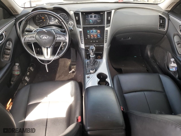 2020 Infiniti Q50 EDITION 30 with VIN JN1EV7AP0LM206494, listed as a Copart auction lot 48942255 with 80,630 mi miles and Salvage Title. Bid and sale history available at carsss.com. Image 8.