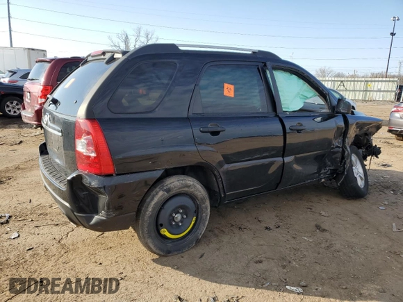 2010 Kia Sportage LX with VIN KNDKG3A43A7726547, listed as a Copart auction lot 51558525 with 72,842 mi miles and Salvage Title. Bid and sale history available at carsss.com. Image 3.