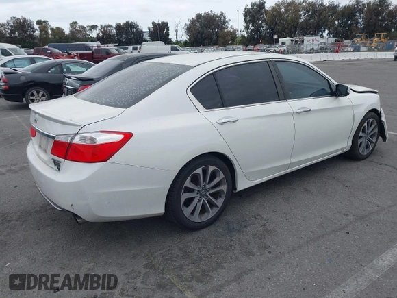 2014 Honda Accord Sedan Sport with VIN 1HGCR2F54EA068869, listed as a IAAI auction lot 42060938 with 193,522 mi miles. Bid and sale history available at carsss.com. Image 4.