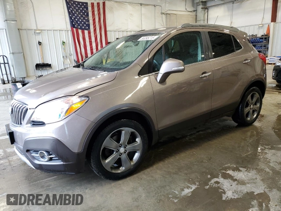 2014 Buick Encore Convenience with VIN KL4CJBSB8EB596081, listed as a Copart auction lot 55095215 with 116,892 mi miles and Non Repairable. Bid and sale history available at carsss.com. Image 1.